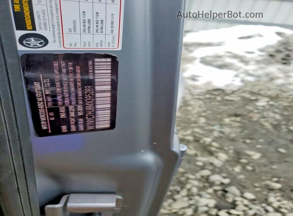 NJ2435E 2021 MERCEDES-BENZ G-CLASS Gray VIN կոդի պիտակի տեսք