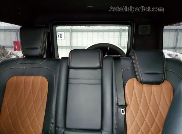 NJ2435E 2021 MERCEDES-BENZ G-CLASS Gray Հետևի նստատեղերի տեսք