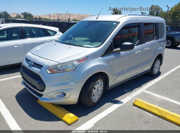 NM0AE8F71H1293306 2017 FORD TRANSIT CONNECT Silver Передня ліва чверть
