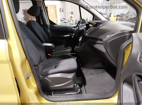 NM0AE8F74G1277437 2016 FORD TRANSIT CONNECT Yellow Вид салону спереду