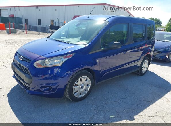 NM0AE8FX2G1281180 2016 FORD TRANSIT CONNECT Blue Առջևի ձախ երեք քառորդ տեսարան