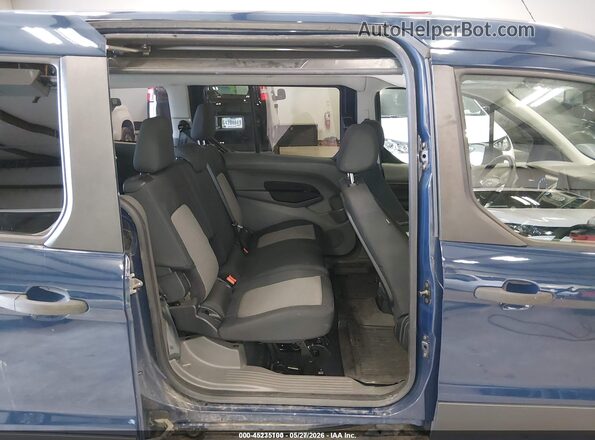 NM0GE9E2XM1484206 2021 FORD TRANSIT CONNECT Blue Vista de la etiqueta del VIN