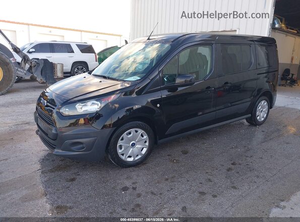 NM0GE9E72J1344934 2018 FORD TRANSIT CONNECT Черный Передняя левая четверть