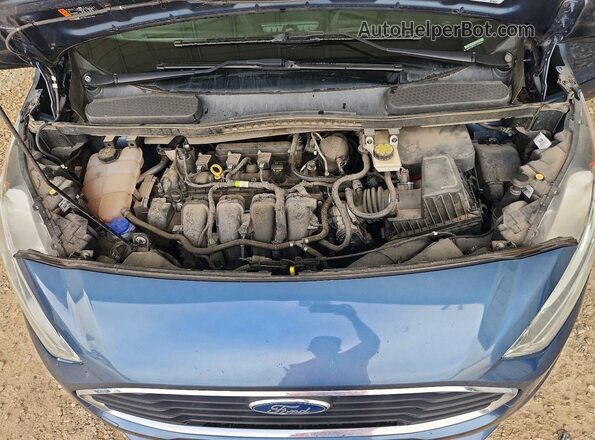 NM0GE9F23L1449889 2020 FORD TRANSIT Синий Вид подкапотного пространства