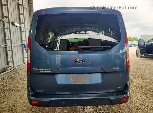 NM0GE9F23L1449889 2020 FORD TRANSIT Синий Вид сзади
