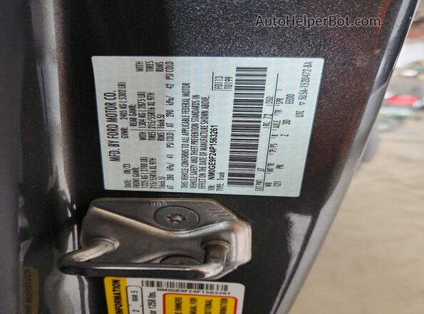 NM0GE9F24P1563261 2023 FORD TRANSIT Gray VIN sticker view