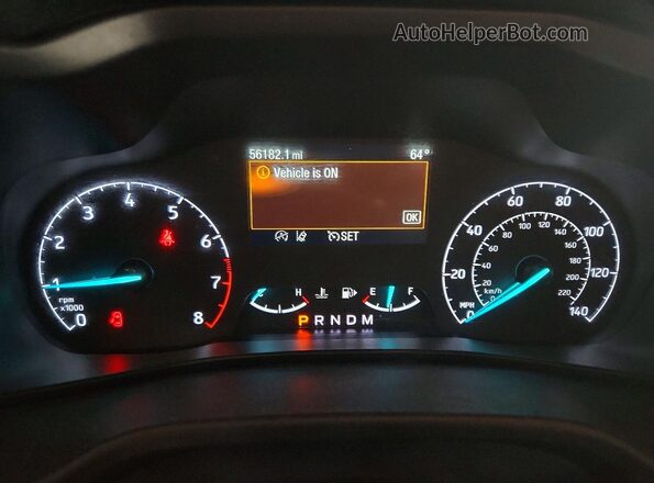 NM0GE9F24P1563261 2023 FORD TRANSIT Серый Вид щитка приборов