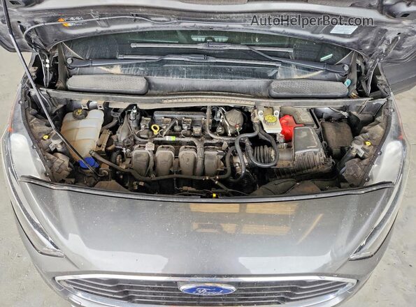 NM0GE9F24P1563261 2023 FORD TRANSIT Серый Вид подкапотного пространства