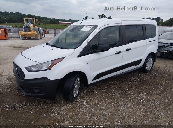 NM0GS9E25N1534598 2022 FORD TRANSIT CONNECT White Առջևի ձախ երեք քառորդ տեսարան