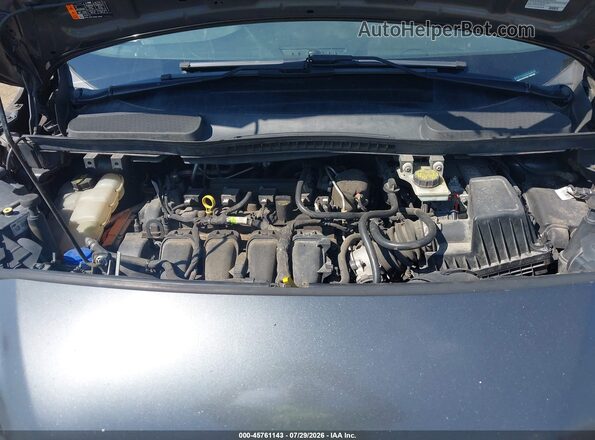 NM0GS9E29K1386340 2019 FORD TRANSIT CONNECT Gray Widok z tyłu