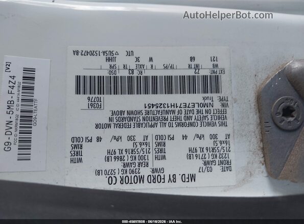 NM0LE7E71H1325451 2017 FORD TRANSIT CONNECT White Widok komory silnika