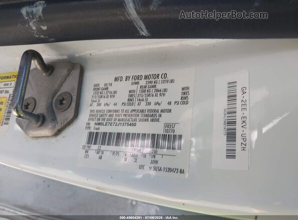 NM0LE7E72J1375460 2018 FORD TRANSIT CONNECT White Widok komory silnika
