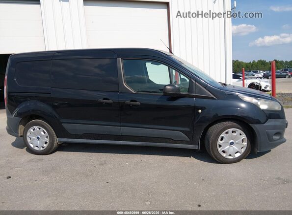 NM0LE7E77J1340431 2018 FORD TRANSIT CONNECT Black Widok wnętrza z tyłu