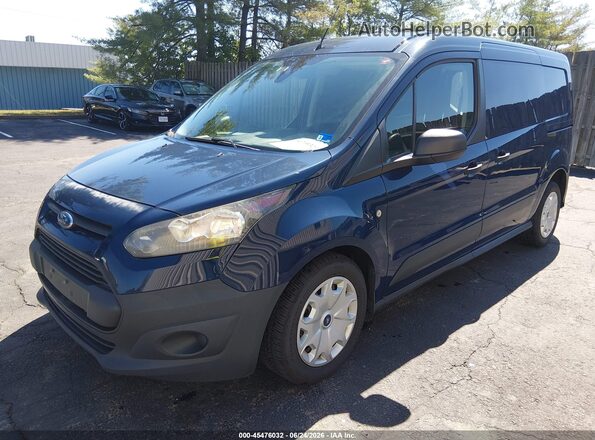 NM0LE7E79J1375472 2018 FORD TRANSIT CONNECT Blue Передня ліва чверть