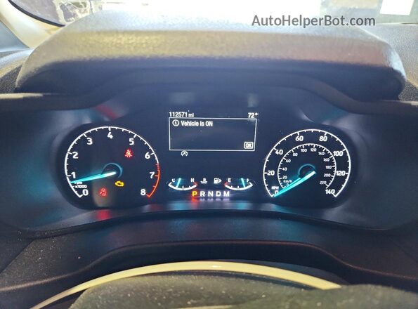 NM0LS6E28M1485912 2021 FORD TRANSIT White Вид щитка приладів
