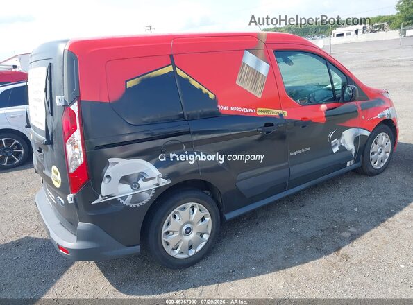 NM0LS6F79J1374078 2018 FORD TRANSIT CONNECT Red Trasero derecho