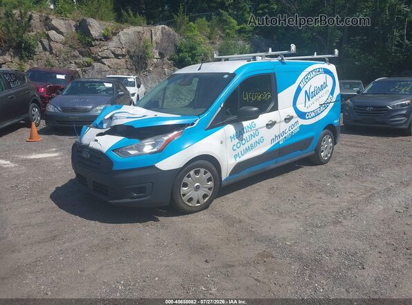 NM0LS7E20K1387119 2019 FORD TRANSIT CONNECT Белый Передняя левая четверть
