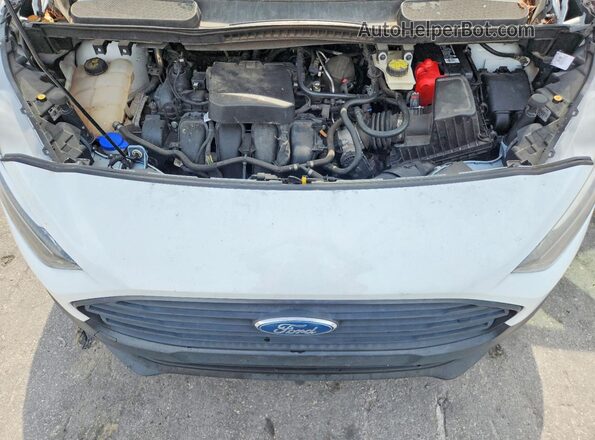 NM0LS7E20L1459261 2020 FORD TRANSIT White Widok wnętrza z tyłu