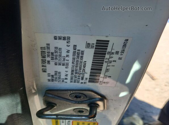 NM0LS7E22K1405474 2019 FORD TRANSIT White VIN კოდის სტიკერის ხედი