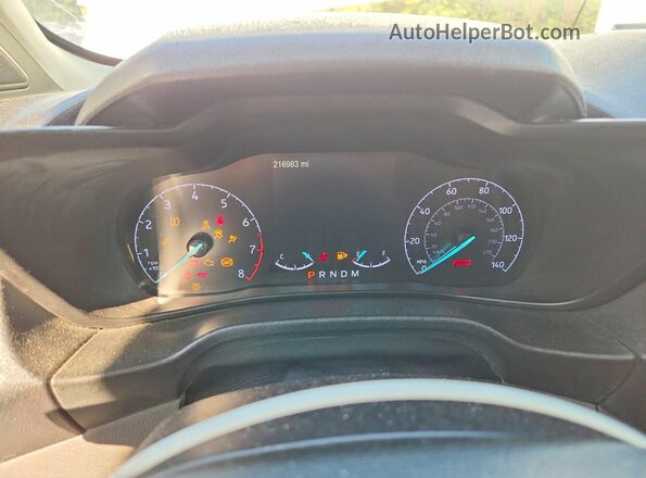 NM0LS7E22K1421884 2019 FORD TRANSIT Белый Вид щитка приборов