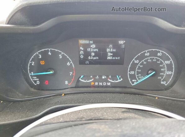 NM0LS7E23K1390211 2019 FORD TRANSIT White Instrument cluster view