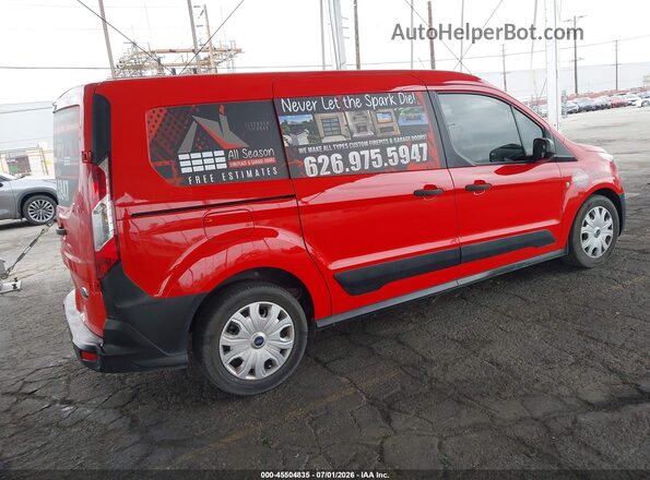 NM0LS7E25L1474936 2020 FORD TRANSIT CONNECT Red Задня права чверть