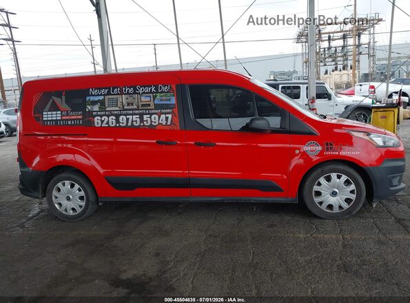 NM0LS7E25L1474936 2020 FORD TRANSIT CONNECT Red Панорамний вид салону 360°