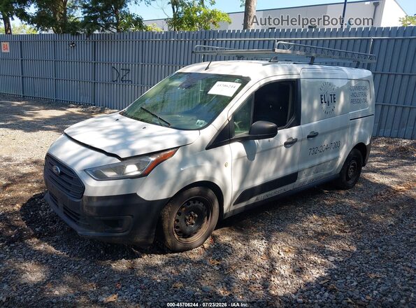 NM0LS7E26K1401220 2019 FORD TRANSIT CONNECT White Առջևի ձախ երեք քառորդ տեսարան
