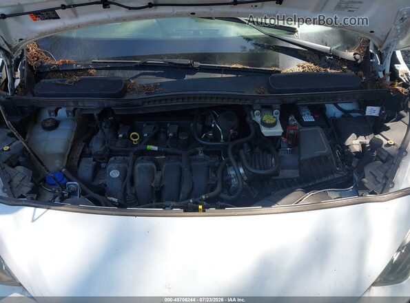 NM0LS7E26K1401220 2019 FORD TRANSIT CONNECT White Հետևի տեսք