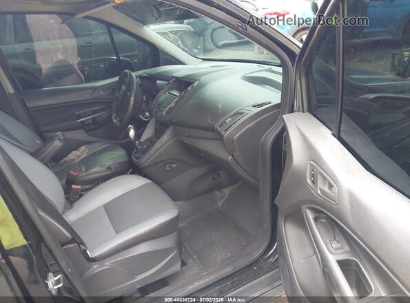 NM0LS7E71G1288568 2016 FORD TRANSIT CONNECT Black Widok wnętrza z przodu
