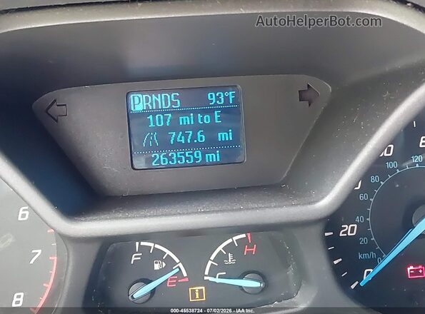NM0LS7E71G1288568 2016 FORD TRANSIT CONNECT Black Widok tylnych siedzeń