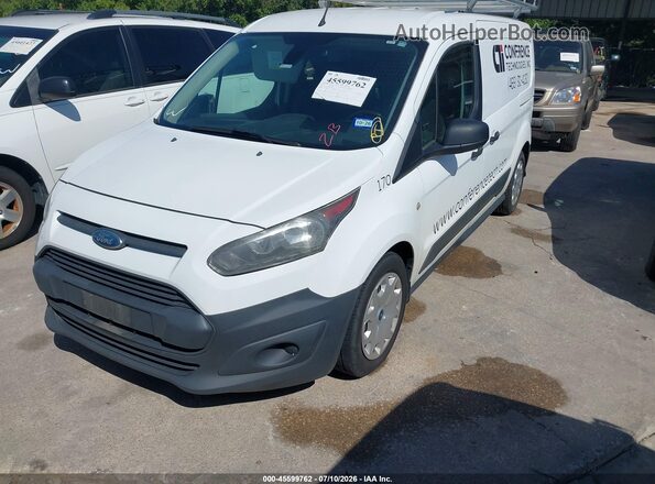 NM0LS7E72J1379162 2018 FORD TRANSIT CONNECT White წინა მარცხენა ხედი სამი მეოთხედიდან