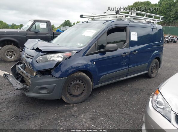NM0LS7E73J1360944 2018 FORD TRANSIT CONNECT Blue Vista tres cuartos delantera izquierda