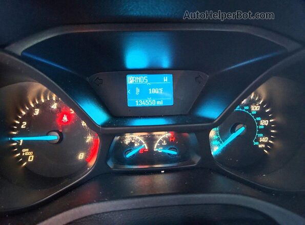 NM0LS7E74G1267150 2016 FORD TRANSIT Белый Вид щитка приборов
