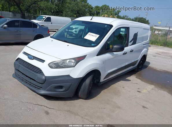 NM0LS7E74J1369796 2018 FORD TRANSIT CONNECT Белый Передняя левая четверть