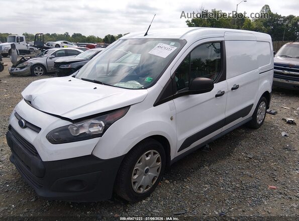 NM0LS7E74J1380684 2018 FORD TRANSIT CONNECT White Vista tres cuartos delantera izquierda