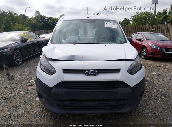 NM0LS7E74J1380684 2018 FORD TRANSIT CONNECT White Vista del cuadro de instrumentos