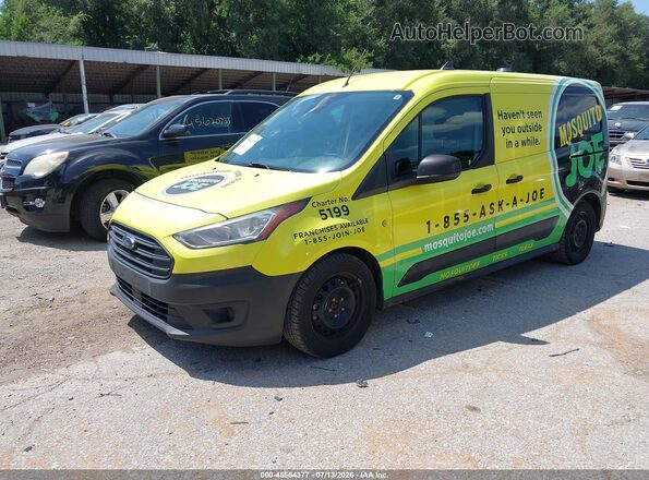 NM0LS7E74K1419839 2019 FORD TRANSIT CONNECT Желтый Передняя левая четверть