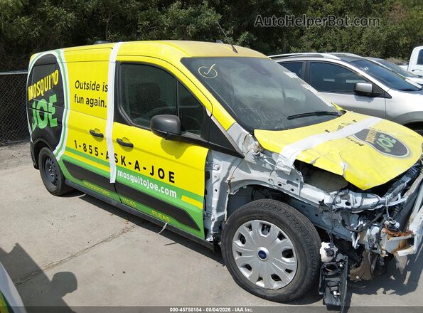 NM0LS7E74L1449909 2020 FORD TRANSIT CONNECT Yellow Widok zestawu wskaźników