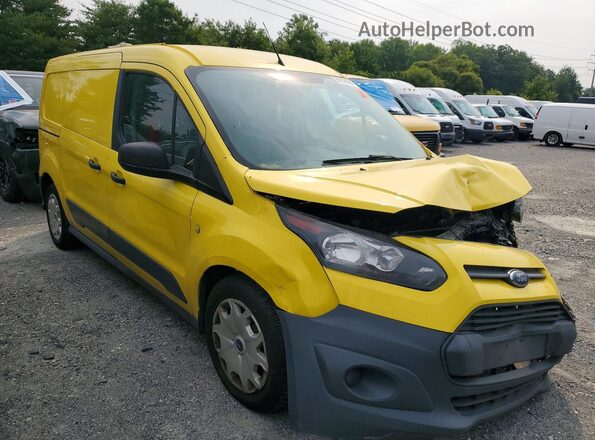 NM0LS7E75J1348942 2018 FORD TRANSIT Желтый Передняя правая четверть