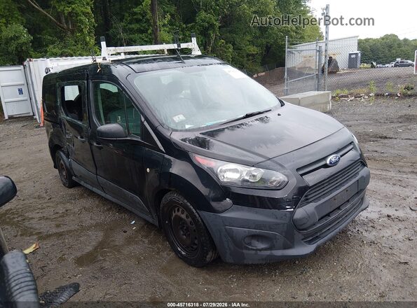 NM0LS7E78G1263845 2016 FORD TRANSIT CONNECT Black Widok wnętrza z tyłu