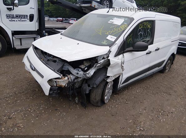 NM0LS7E79J1359409 2018 FORD TRANSIT CONNECT White Առջևի ձախ երեք քառորդ տեսարան