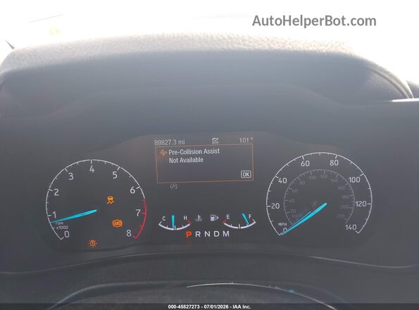 NM0LS7F23K1389977 2019 FORD TRANSIT CONNECT Silver Rear seats view