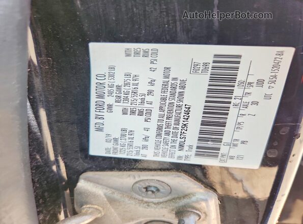 NM0LS7F25K1424647 2019 FORD TRANSIT Black Շարժիչի բաժամունքի տեսք