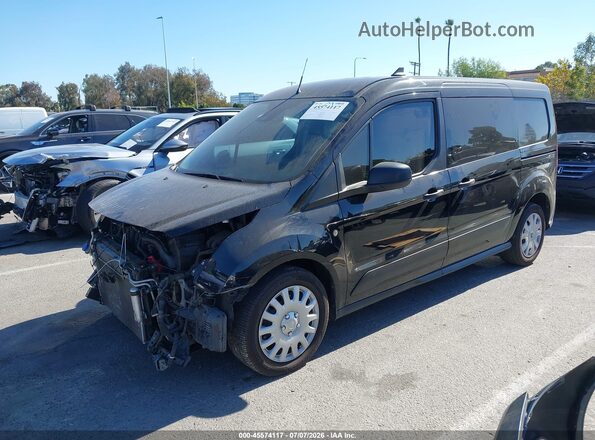 NM0LS7F27L1452502 2020 FORD TRANSIT CONNECT Black წინა მარცხენა ხედი სამი მეოთხედიდან