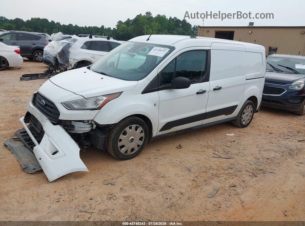NM0LS7F28K1391823 2019 FORD TRANSIT CONNECT White Vista tres cuartos delantera izquierda