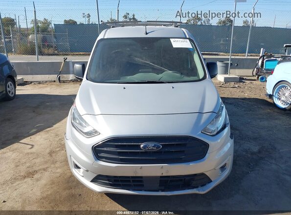 NM0LS7F2XK1409352 2019 FORD TRANSIT CONNECT Silver Вид щитка приладів