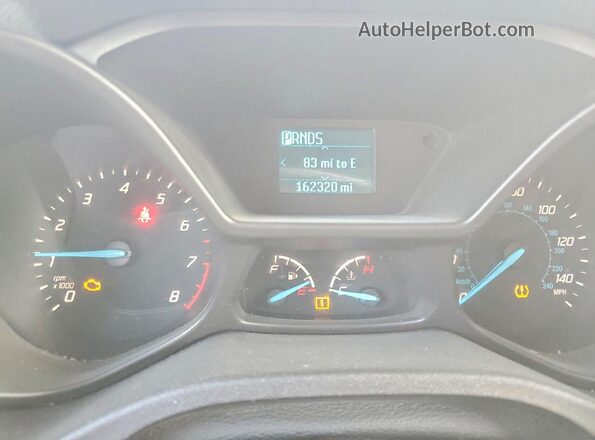 NM0LS7F72J1343972 2018 FORD TRANSIT White Instrument cluster view