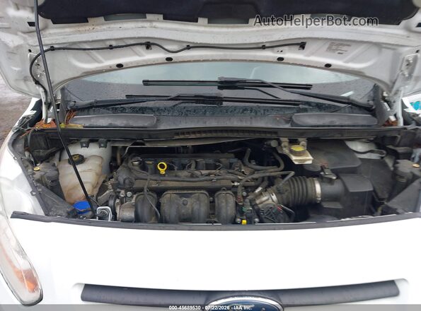 NM0LS7F73J1355399 2018 FORD TRANSIT CONNECT Белый Вид сзади