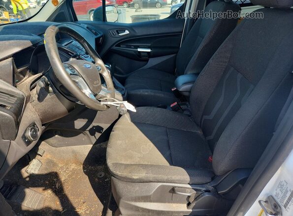 NM0LS7F74J1371904 2018 FORD TRANSIT White Widok wnętrza z przodu
